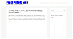 Desktop Screenshot of papelpintadoweb.com