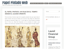 Tablet Screenshot of papelpintadoweb.com